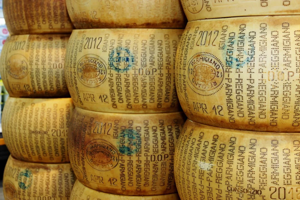 Parmigiano Reggiano wheels